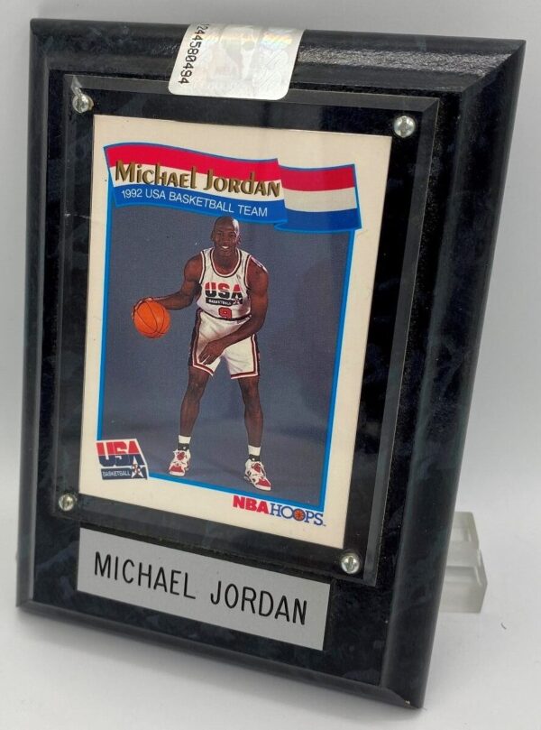 1991 Michael Jordan (1992 USA BASKETBALL TEAM-NBA HOOPS Card #55) FRAMED =1pc (4)