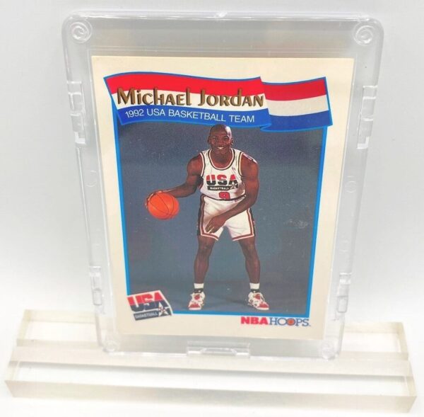 1991 Michael Jordan (1992 USA BASKETBALL TEAM-NBA HOOPS Card #55)=1pc (2)