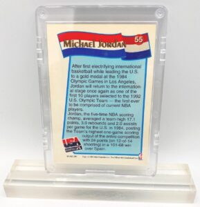 1991 Michael Jordan (1992 USA BASKETBALL TEAM-NBA HOOPS Card #55)=1pc (3)