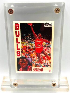 1993 Michael Jordan (ARCHIVES College & NBA Records 1981-1985 (1-inch Thick Case) -Topps Card #52)=1pc (1)