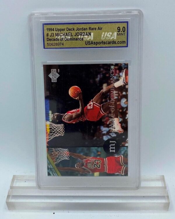 1994 Upper Deck Michael Jordan Rare Air Card #J3 USA Mint 9.0 (2) 1994 Upper Deck Michael Jordan Rare Air Card #J3 USA Mint 9.0 (2)