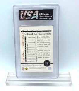 1994 Upper Deck Michael Jordan Rare Air Card #J4 USA Mint 9 (3)