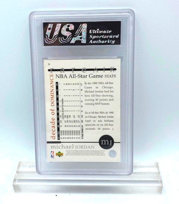 1994 Upper Deck Michael Jordan Rare Air Card #J4 USA Mint 9 (3)