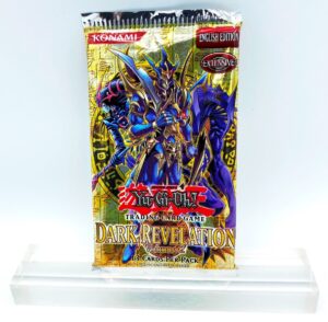 Yu-Gi-Oh! 1st Edition Booster Pack Volume 2 “(Dark Revelation 1st Edition UNOPENED BOOSTER PACK-English)” Trading Card Game Pack (Konami & Upper Deck) “Rare-Vintage” (1996)