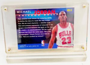 1996 Michael Jordan Expressionists Topps Gallery Card-EX2=1pc (2)