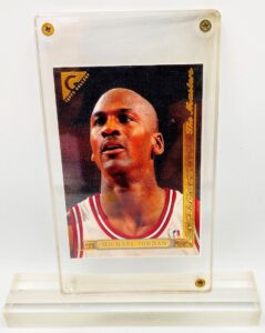1996 Michael Jordan (The Masters Topps Gallery Card-10)=2pcs (1)