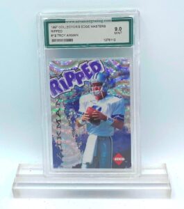 1997 Coll Edge Masters Troy Aikman (Card #19 AGS 1276112 Graded) Mint 9 (1)