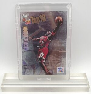 1997 Michael Jordan (CHROME INSIDE STUFF TOP TEN-Game-5 NBA Finals Chicago Bulls Topps-Card #IS1)=1pc (1)