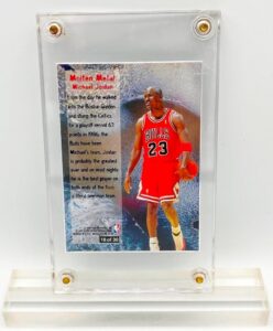 1997 Michael Jordan (Molten Metal Fleer Card-18 of 30)=1pc (2)