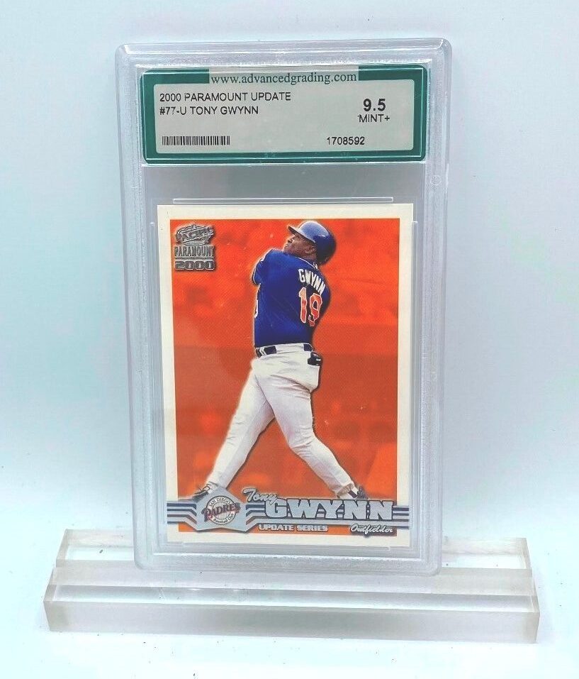 2000 Paramount Update Tony Gwynn (Card #77-U AGS 1708592 Graded) Mint+ 9.5 (1)