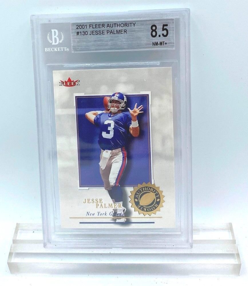 2001 Fleer Authority Rookies Jesse Palmer Ltd Ed Card #130 Beckett NM-MT+ 8.5 (1)