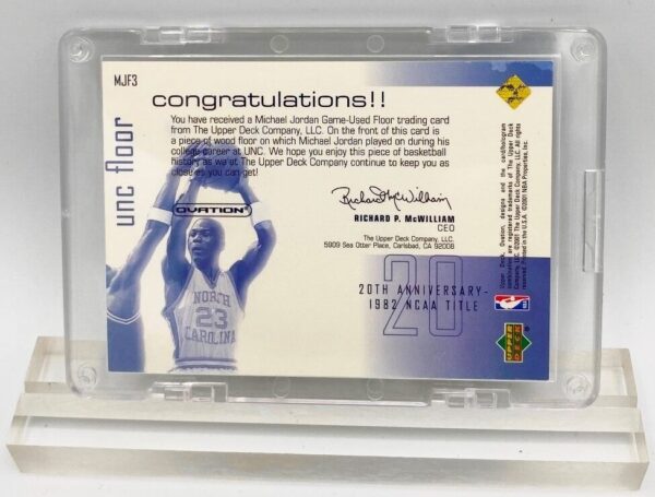 2001 Michael Jordan (20th Anniversary UNC FLOOR-MJF3)=2pcs (2) 2001 Michael Jordan (20th Anniversary UNC FLOOR-MJF3)=2pcs (2)