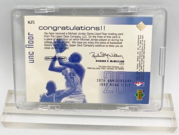 2001 Michael Jordan (20th Anniversary UNC FLOOR-MJF5)=1pc (2)