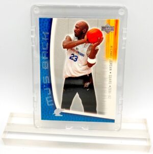 2001 Michael Jordan (MJ'S BACK WIZARDS Upper Silver Script Deck Card #MJ-1)=1pc (1)