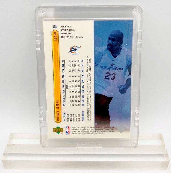 2001 Michael Jordan (WIZARDS PRACTICE Upper Deck Card #178)=4pcs (2) 2001 Michael Jordan (WIZARDS PRACTICE Upper Deck Card #178)=4pcs (2)
