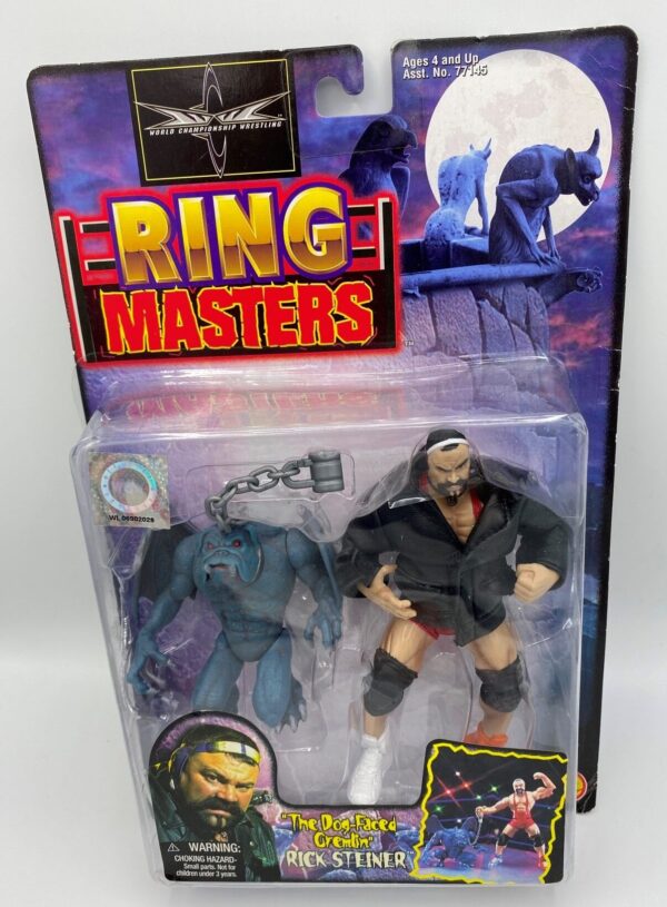 Vintage 1999 The Dog-Faced Cremiln (RICK STEINER) WCW Ring Masters (2)