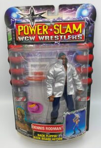 Vintage 2000 Green Hair (DENNIS RODMAN) WCW Power Slam (1)