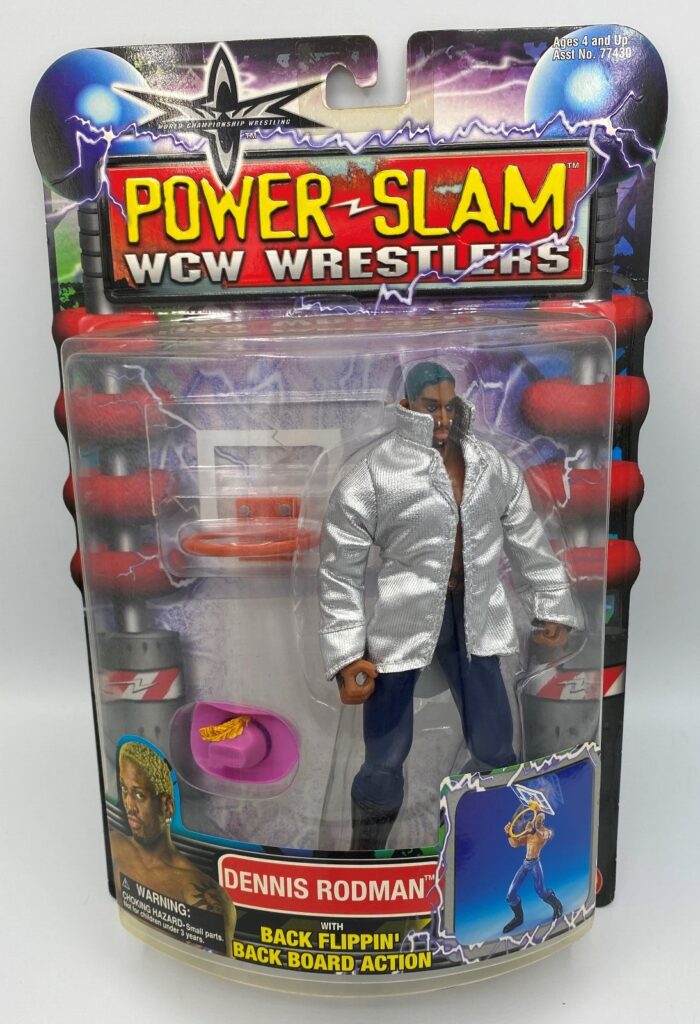 Vintage 2000 Green Hair (DENNIS RODMAN) WCW Power Slam (1)