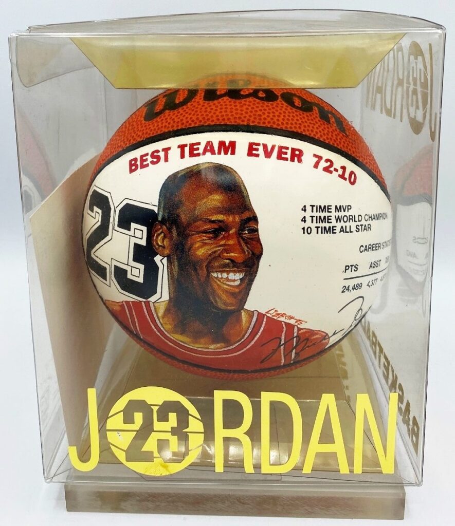 Vintage Michael Jordan #23 Best Team Ever 72-10 Wilson (1)