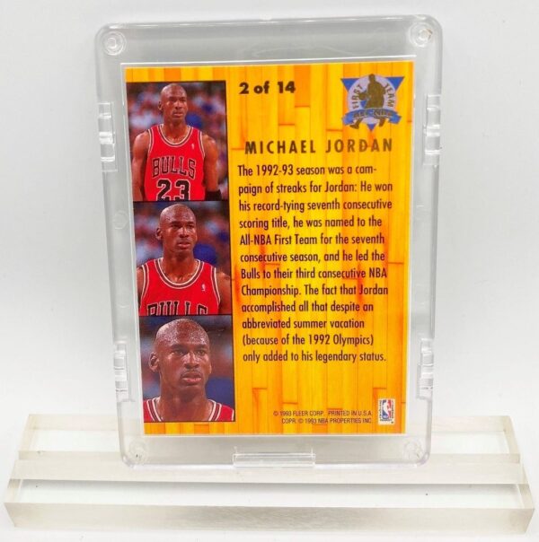 1993 Michael Jordan (FIRST TEAM ALL-NBA Fleer ULTRA-Card #2 of 14)=1pc (2)