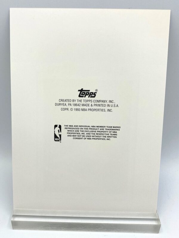 1993 Topps Archives (Akeem Olajuwon 1984 1st Draft Pick 5x7 Refractor NBA Master Photo) (2) 1993 Topps Archives (Akeem Olajuwon 1984 1st Draft Pick 5x7 Refractor NBA Master Photo) (2)