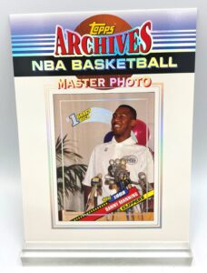 1993 Topps Archives (Danny Manning 1988 1st Draft Pick 5x7 Refractor NBA Master Photo) (1)