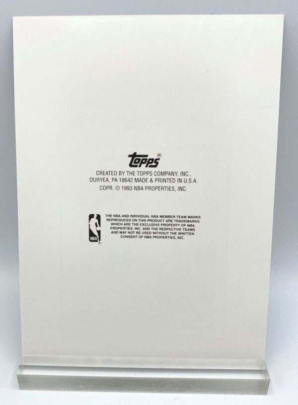 1993 Topps Archives (Danny Manning 1988 1st Draft Pick 5x7 Refractor NBA Master Photo) (2) 1993 Topps Archives (Danny Manning 1988 1st Draft Pick 5x7 Refractor NBA Master Photo) (2)