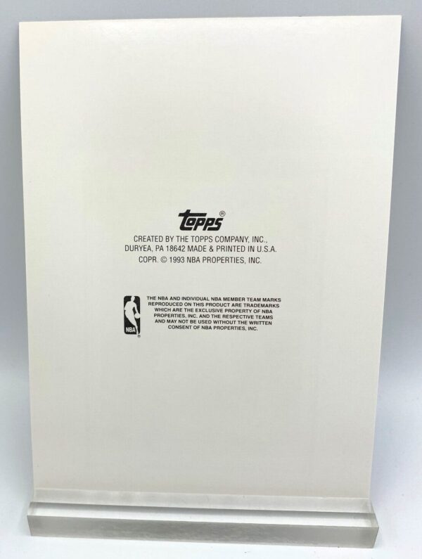 1993 Topps Archives (Patrick Ewing 1985 1st Draft Pick 5x7 Refractor NBA Master Photo) (2)