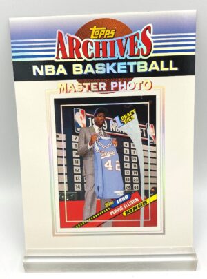 1993 Topps Archives (Pervis Ellison 1989 1st Draft Pick 5x7 Refractor NBA Master Photo) (1)