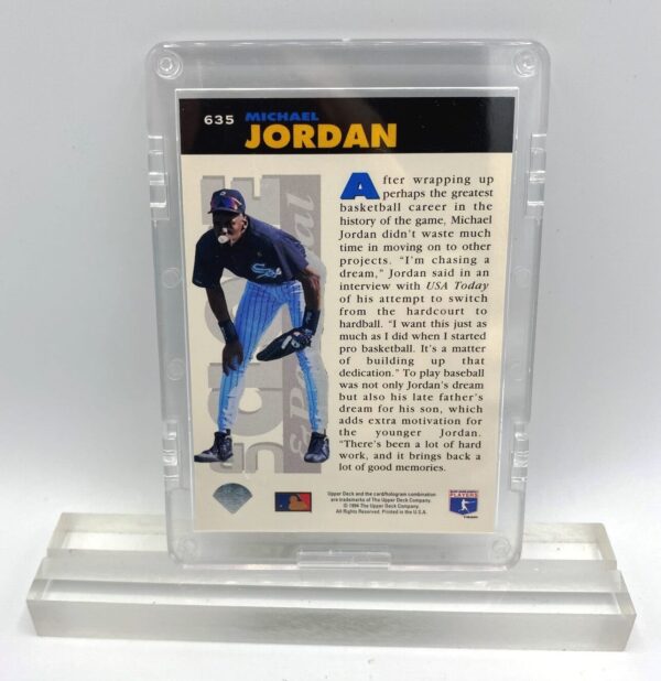 1994 Collector's Choice Michael Jordan (Up Close & Personal Card #635) (2)