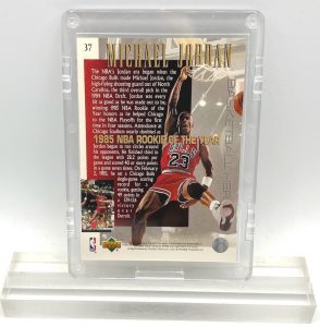 1994 Michael Jordan (GOLD SCRIPT 1985 NBA Rookie Of The Year-Basketball Heroes-UD CARD-#37)=1pc (2)