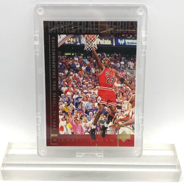 1994 Michael Jordan (GOLD SCRIPT '91-93-Three NBA Championships-Basketball Heroes-UD CARD-#43)=1pc (1)