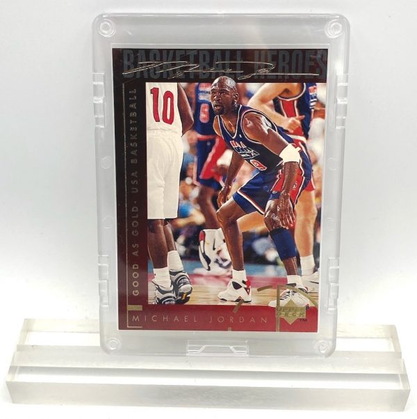 1994 Michael Jordan (GOLD SCRIPT Good AS Gold USA BASKETBALL-Basketball Heroes-UD CARD-#42)=1pc (1)