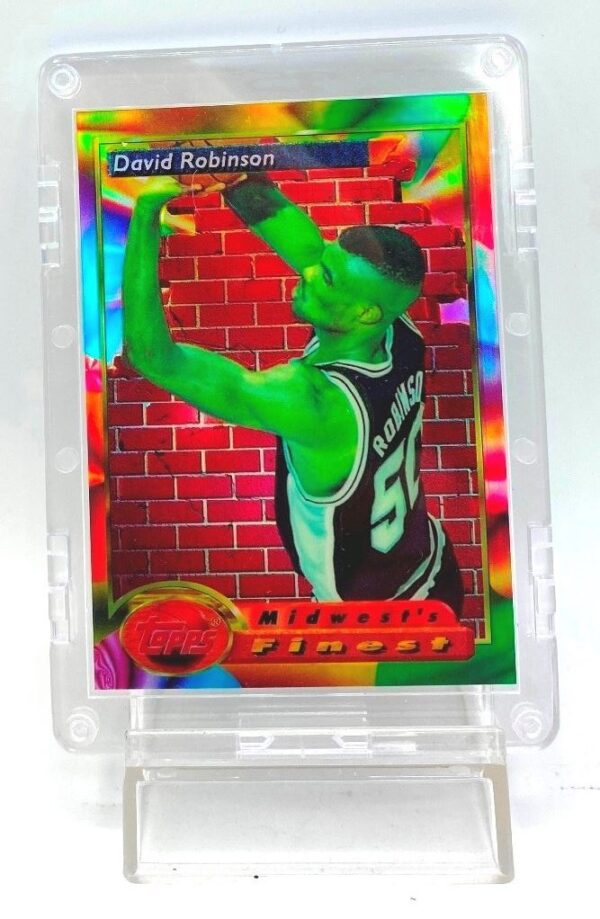 1994 Topps Finest (David Robinson Midwest's Finest-Refractor) 1pc Card #118 (1)