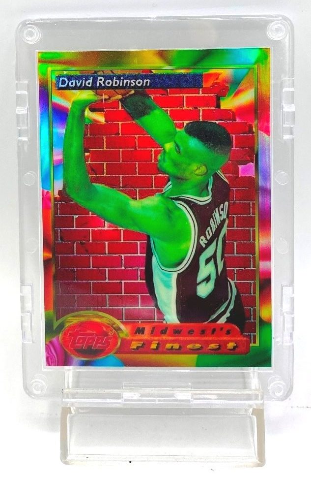 1994 Topps Finest (David Robinson Midwest's Finest-Refractor) 1pc Card #118 (2)