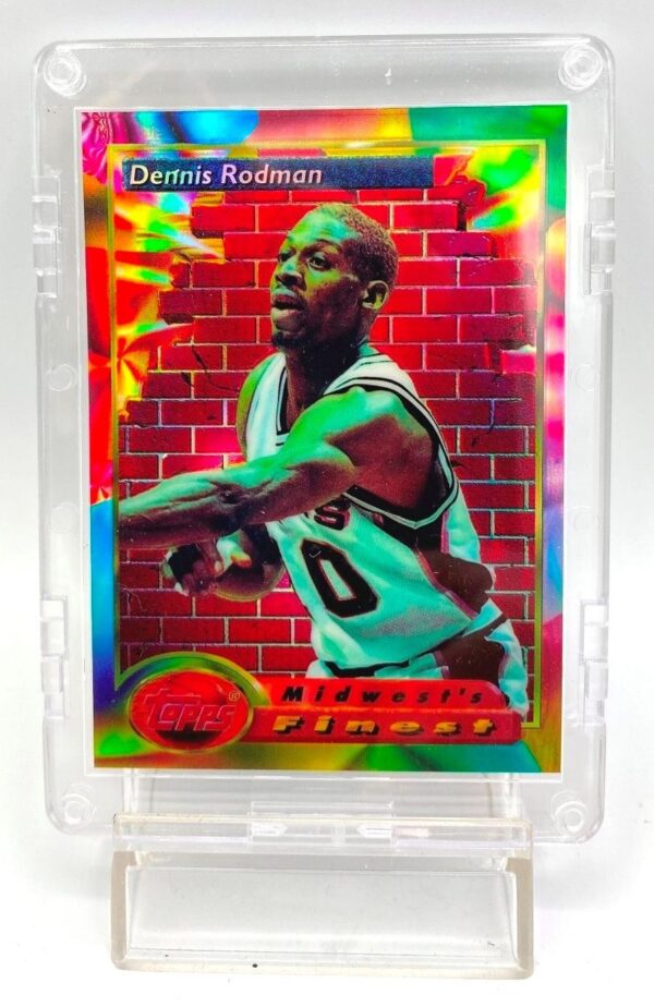 1994 Topps Finest (Dennis Rodman Midwest's Finest-Refractor) 2pcs Card #113 (1) 1994 Topps Finest (Dennis Rodman Midwest's Finest-Refractor) 2pcs Card #113 (1)