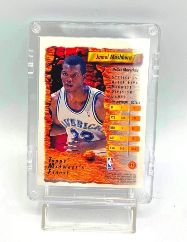 1994 Topps Finest (Jamal Mashburn Midwest's Finest-Refractor) 2pcs Card #110 (3) 1994 Topps Finest (Jamal Mashburn Midwest's Finest-Refractor) 2pcs Card #110 (3)
