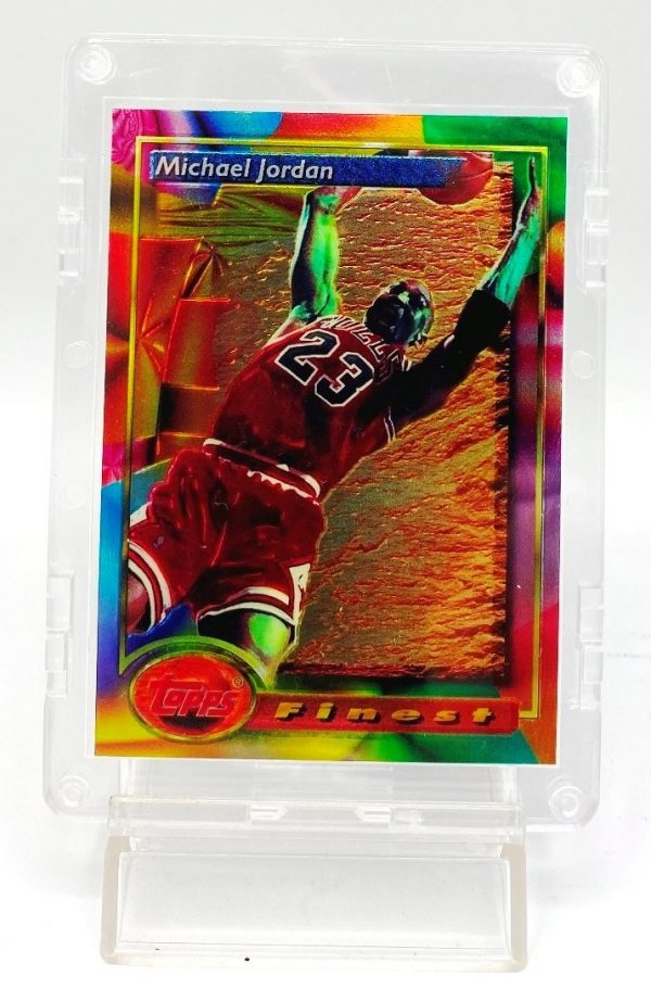 1994 Topps Finest (Michael Jordan Finest Moment-Chicago Bulls) 3pcs Card #1 (1)