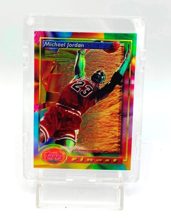 1994 Topps Finest (Michael Jordan Finest Moment-Chicago Bulls) 3pcs Card #1 (2)