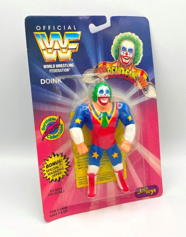 1994 WWF BEND-EMS (Poseable DOINK) Series-I (1pc) (2) 1994 WWF BEND-EMS (Poseable DOINK) Series-I (1pc) (2)