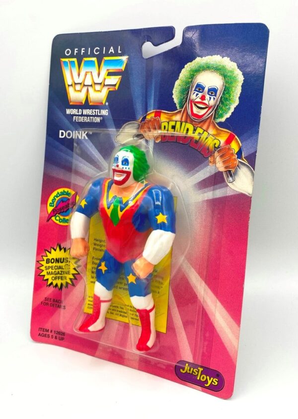 1994 WWF BEND-EMS (Poseable DOINK) Series-I (1pc) (3) 1994 WWF BEND-EMS (Poseable DOINK) Series-I (1pc) (3)