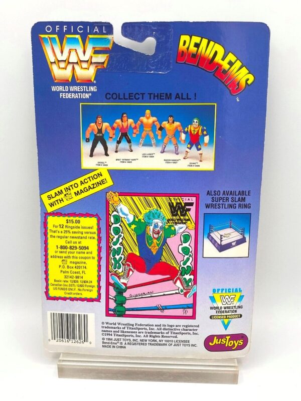 1994 WWF BEND-EMS (Poseable DOINK) Series-I (1pc) (4) 1994 WWF BEND-EMS (Poseable DOINK) Series-I (1pc) (4)