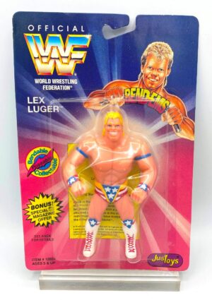 1994 WWF BEND-EMS Collection! Vintage LEX LUGER ("Poseable") WWF Series-I Collection "Rare-Vintage" (1994)