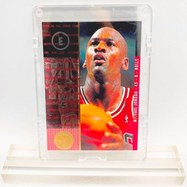 1995 Michael Jordan (1995 Championship Series Jersey #45-Upper Deck-Card #4)=2pcs (1)