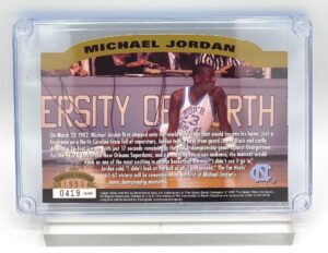 1995 Michael Jordan First Championship (Gold-Signature) UD Memorabilia Card (2)