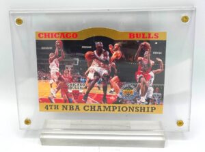 1996 Chicago Bulls 4th NBA Championship UD NN Card Ltd Ed (1)