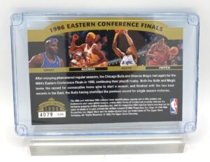1996 Eastern Conference Finals Orlando Magic VS Chicago Bulls Memorabilia Card (3)
