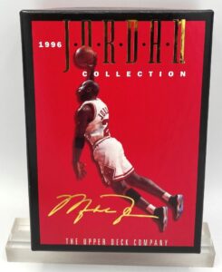 1996 Jordan Collection (Michael Jordan) Gold Script Signature Box Blow-Up Insert Cards- Upper Deck=2pcs (1)