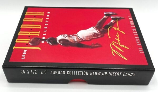 1996 Jordan Collection (Michael Jordan) Gold Script Signature Box Blow-Up Insert Cards- Upper Deck=2pcs (6)