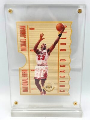 1996 National Hero Michael Jordan Chicago Bulls UD Card # NH1 Ltd Ed (1)